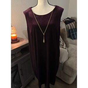 R&M Richard's vintage velvet purple dress size 20WP